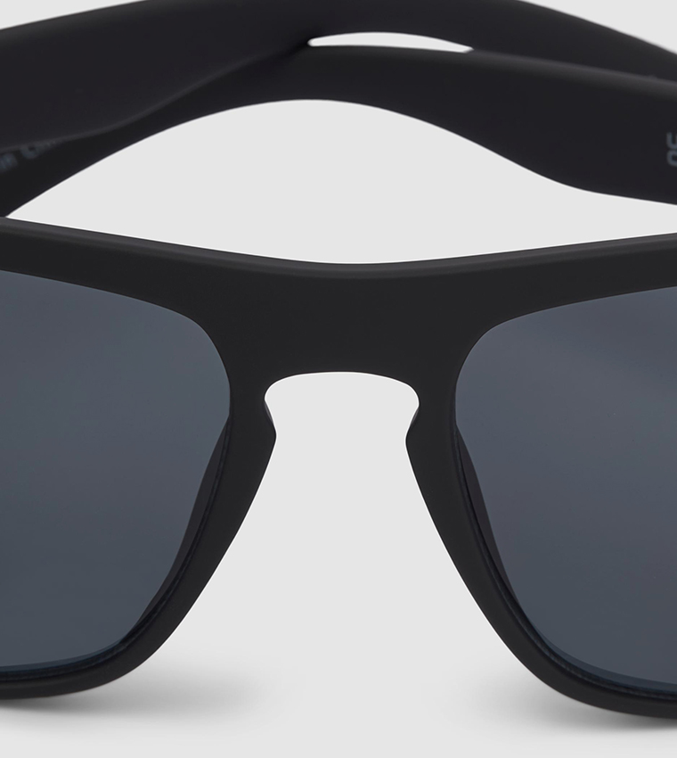 Buy Jack & Jones Full Rim Square Sunglasses In Black | 6thStreet UAE