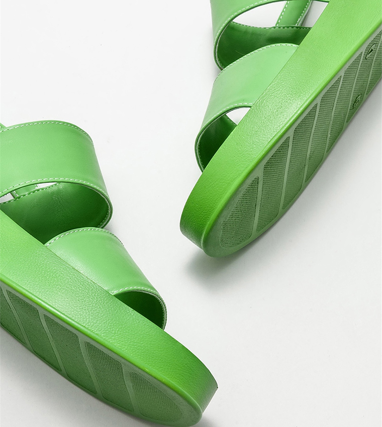 Open Toe Slingback Platform Sandals