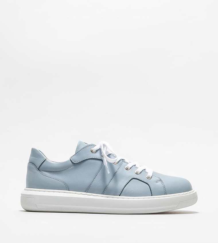 Solid Lace Up Sneakers