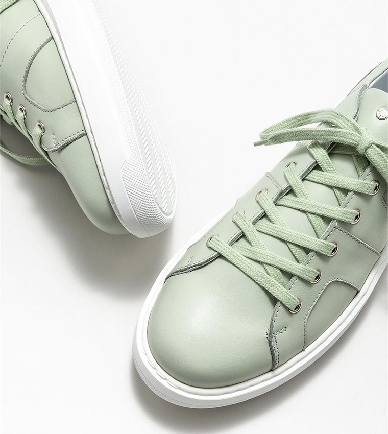 Solid Lace Up Sneakers