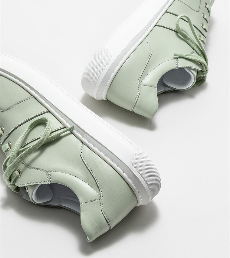 Solid Lace Up Sneakers