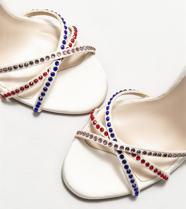 Embellished Stiletto Heel Sandals