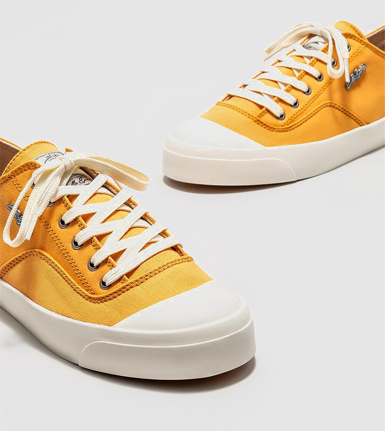 Logo Detail Lace Up Sneakers