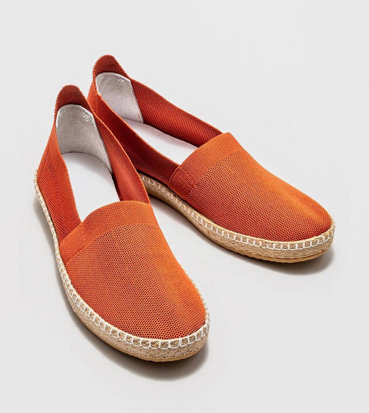 Knitted Slip-On Espadrilles