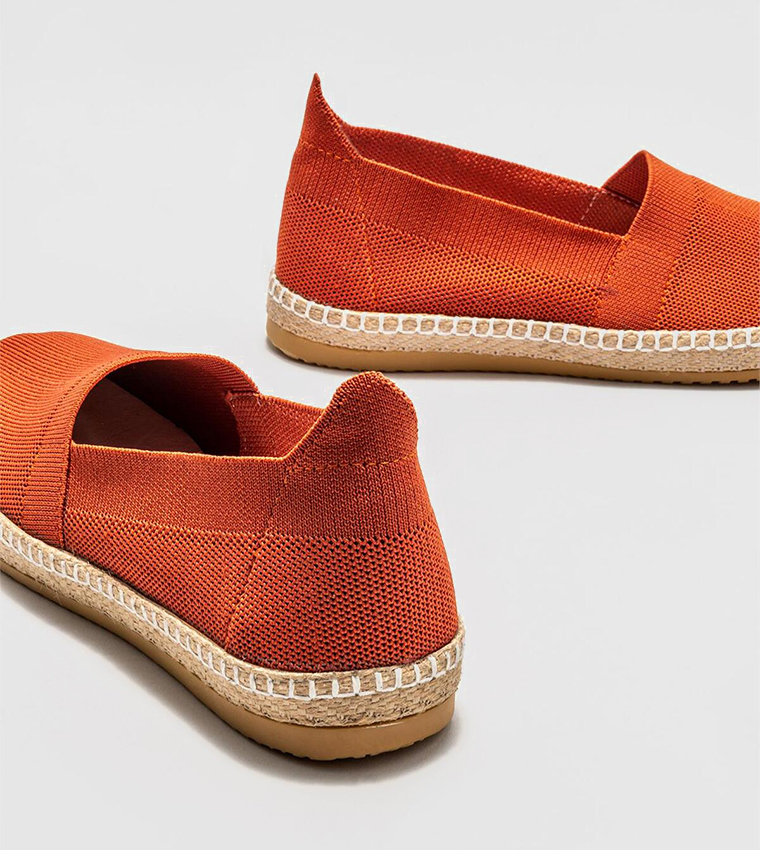 Knitted Slip-On Espadrilles