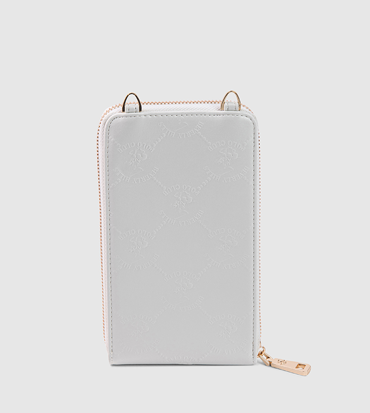 Textured Front Pocket Phone Crossbody Bag