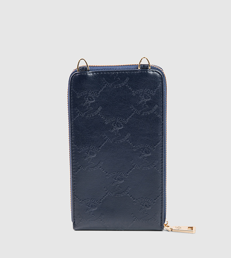 Textured Front Pocket Phone Crossbody Bag