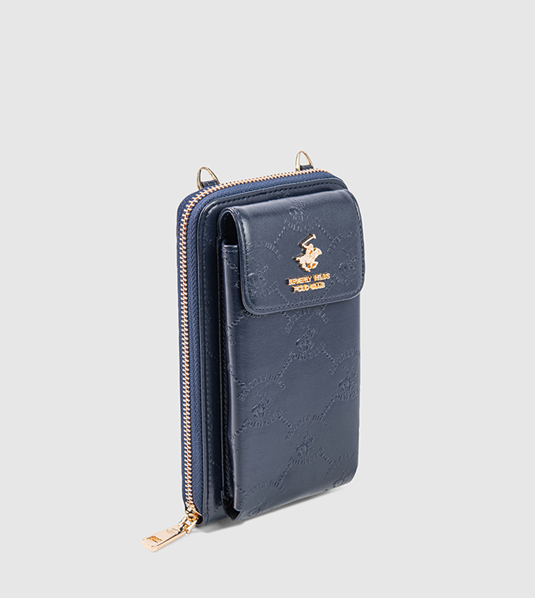 Textured Front Pocket Phone Crossbody Bag