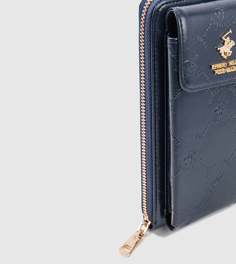 Textured Front Pocket Phone Crossbody Bag