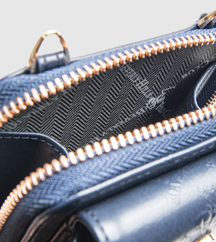 Textured Front Pocket Phone Crossbody Bag