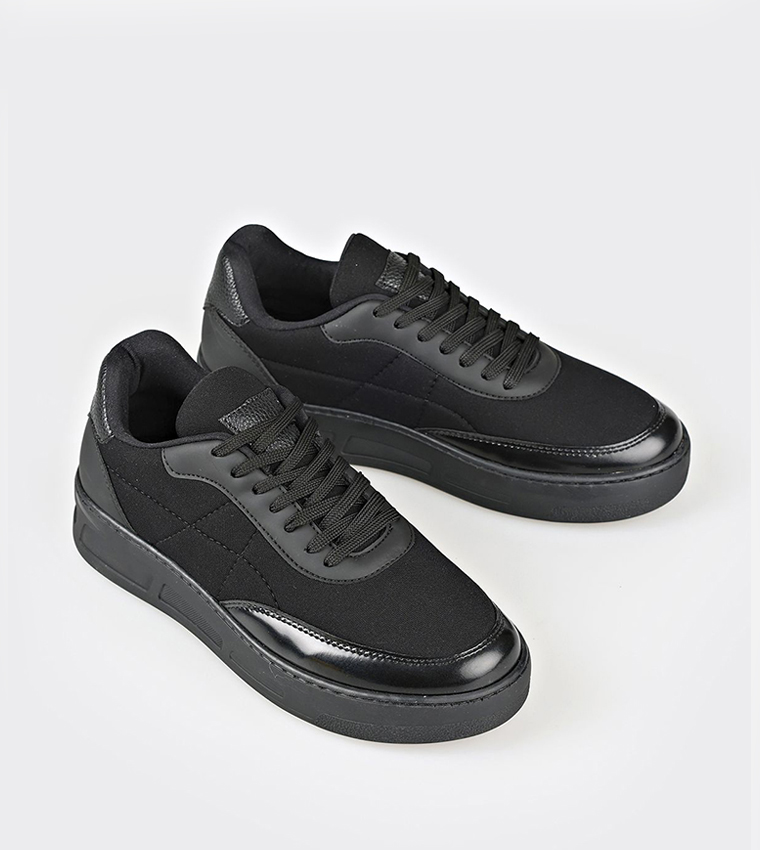 Quilted Low Top Sneakers