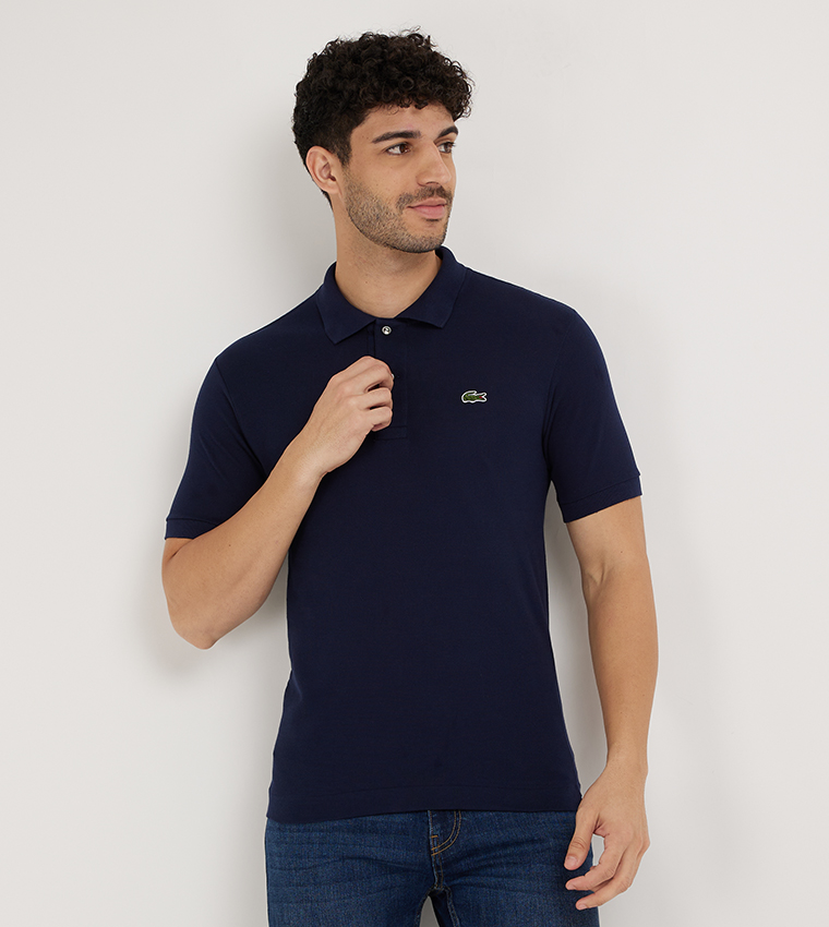 Logo Detail Short Sleeves Polo T-Shirt
