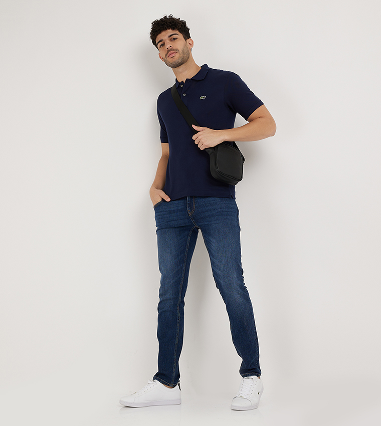 Logo Detail Short Sleeves Polo T-Shirt