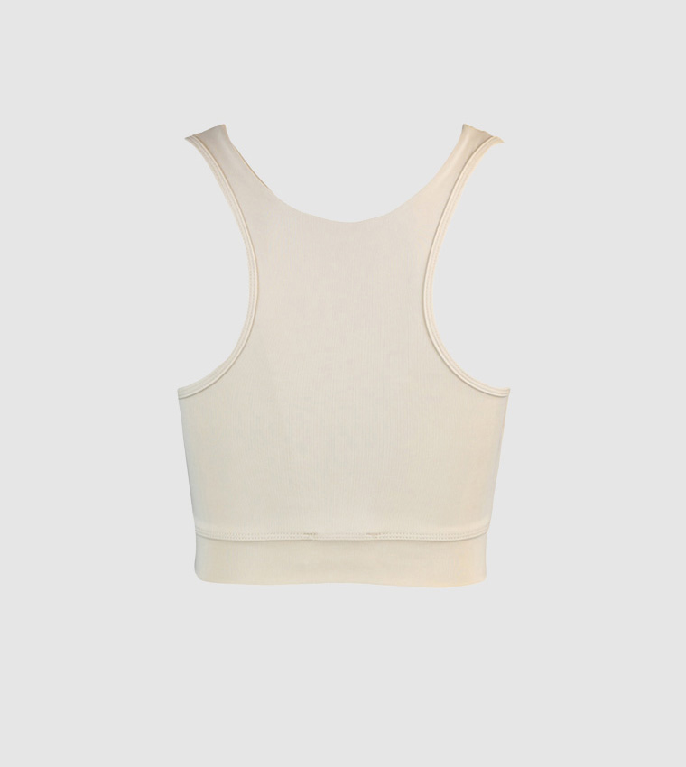 Collar Detailed Support Active Bra