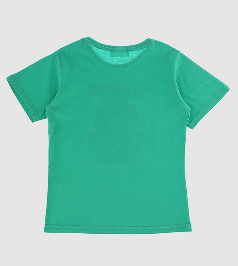 Spinning Sequined Cycling Collar Boy's Knitted T-Shirt