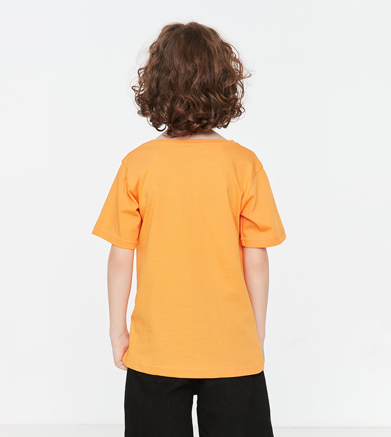 Printed Boy's Knitted T-Shirt