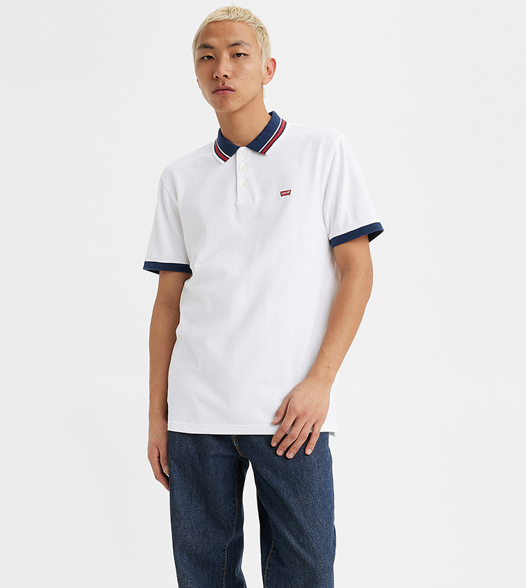 levi's polo t shirt men white