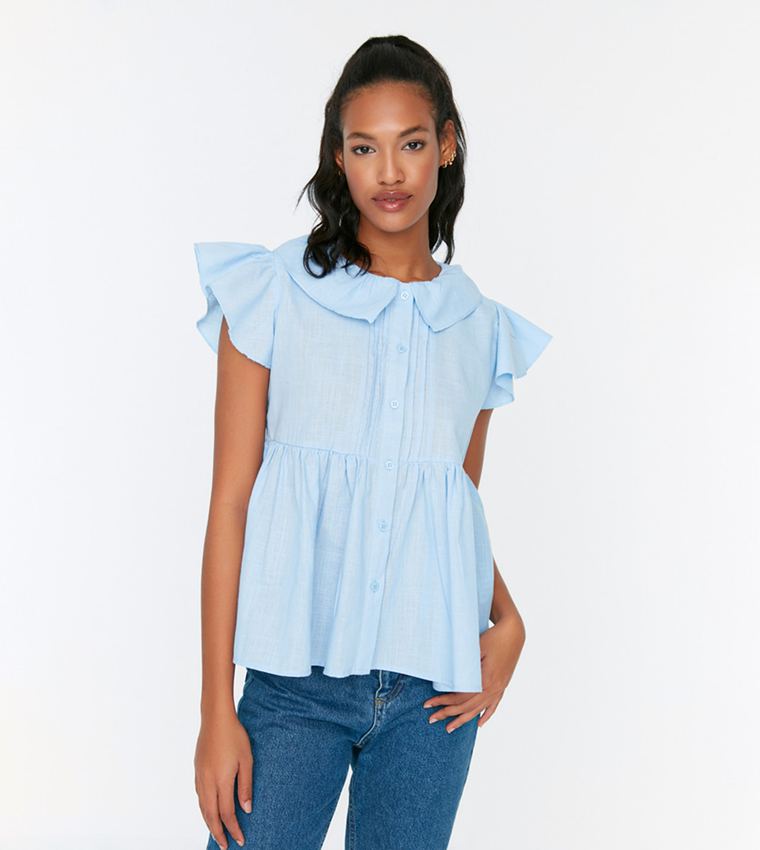 Stand-Up Collar Shirt Jacket_BDHL7278