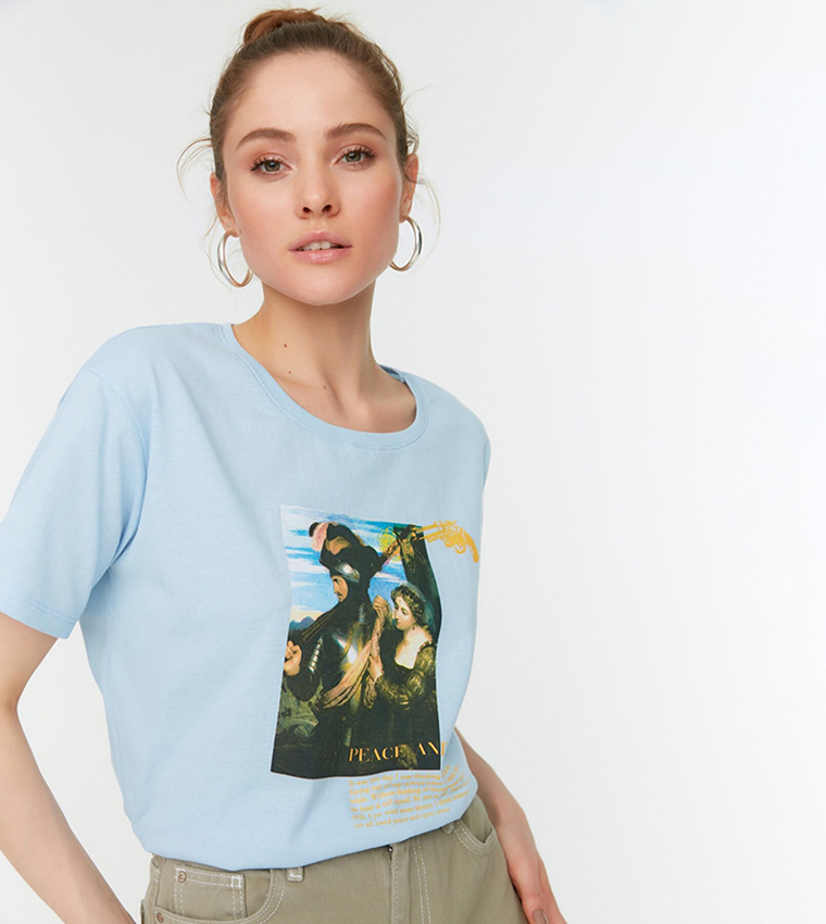 pull and bear t shirt trendyol
