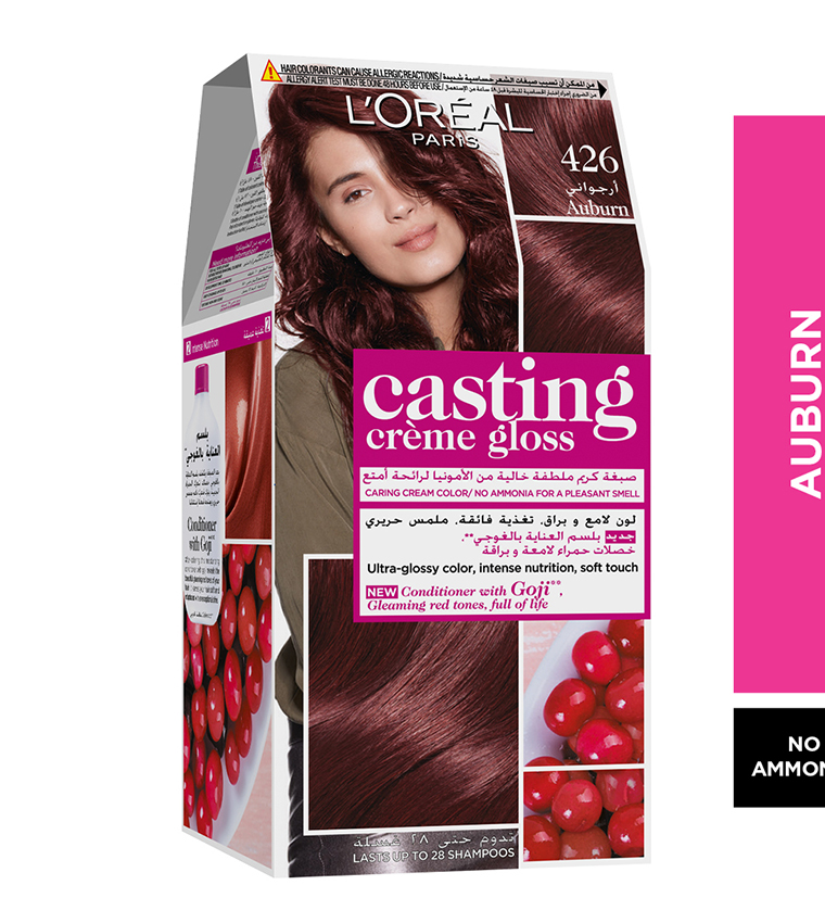 Buy L'Oreal Paris L'Oreal Paris Casting Crème Gloss No Ammonia Hair Color  For Shiny Hair 426 Auburn In Multiple Colors | 6thStreet Bahrain