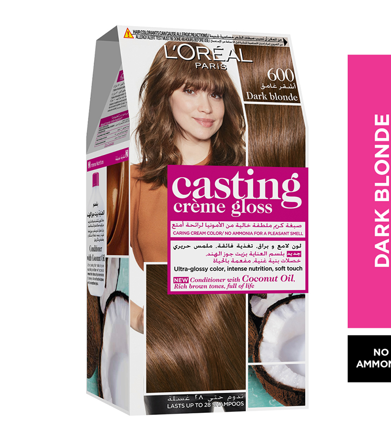 Buy L'Oreal Paris L'Oreal Paris Casting Crème Gloss No Ammonia Hair Color  For Shiny Hair 600 Dark Blonde In Multiple Colors | 6thStreet UAE