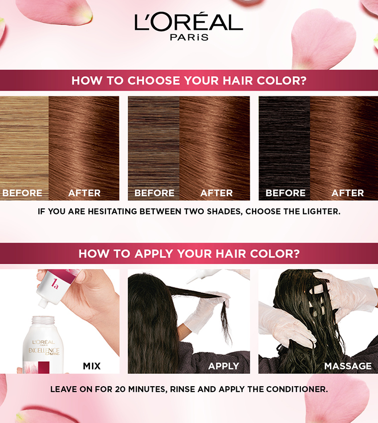 Buy L'Oreal Paris L'Oreal Paris Excellence Crème Permanent Hair Color,   Honey Brown In Multiple Colors | 6thStreet Bahrain