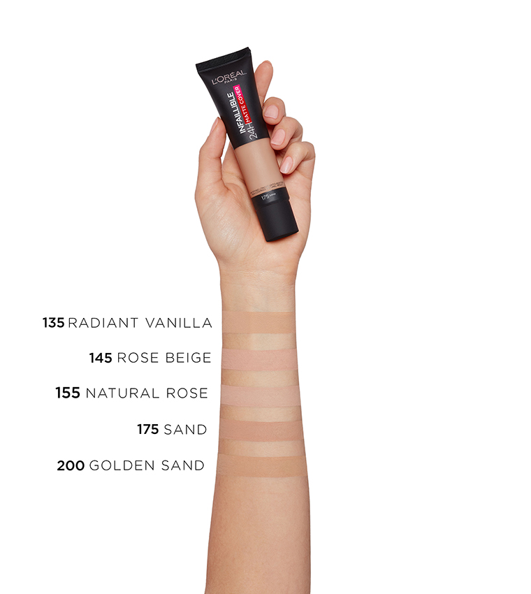 Infallible Matte Cover 135 Radiant Vanilla