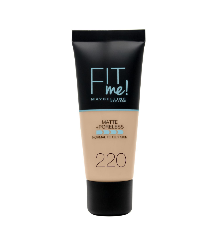 Fit Me Matte and Poreless Foundation 220 Natural Beige