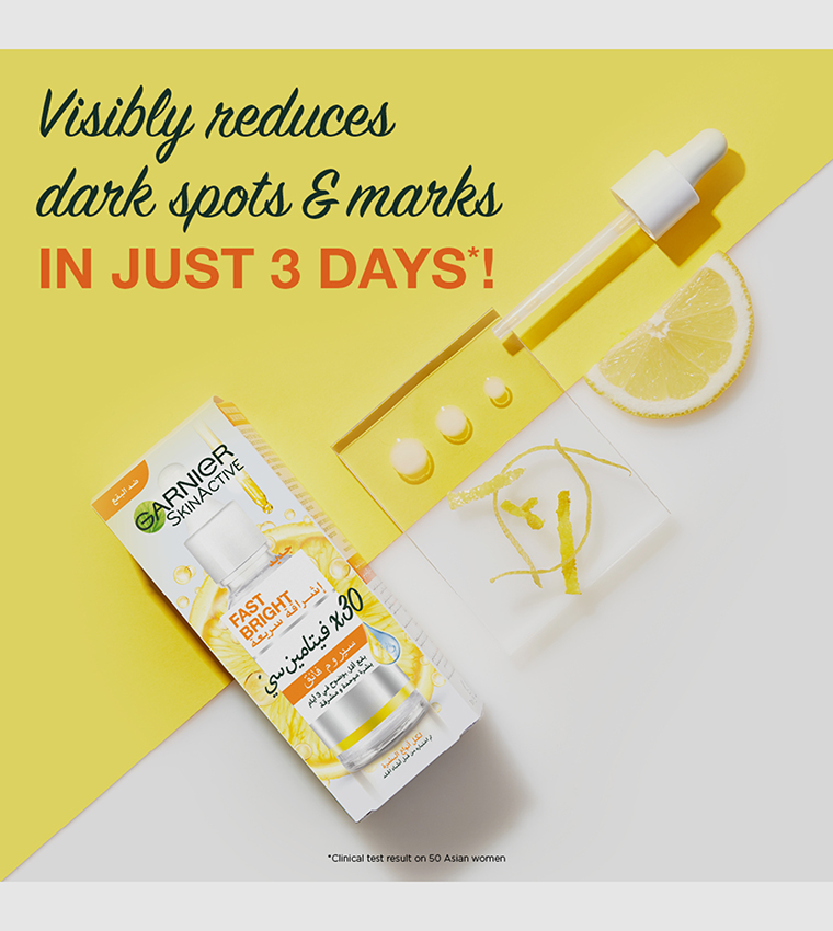 Skin Active Fast Bright 30X Vitamin C Anti Dark Spot Serum 30ml