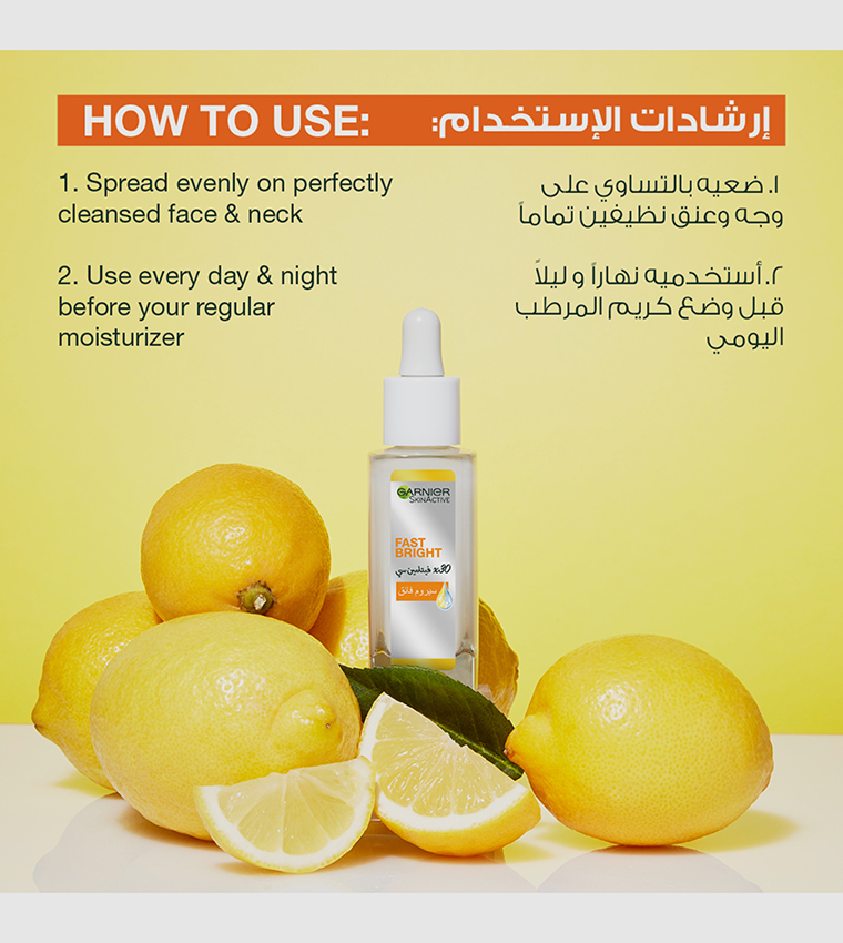 Skin Active Fast Bright 30X Vitamin C Anti Dark Spot Serum 30ml