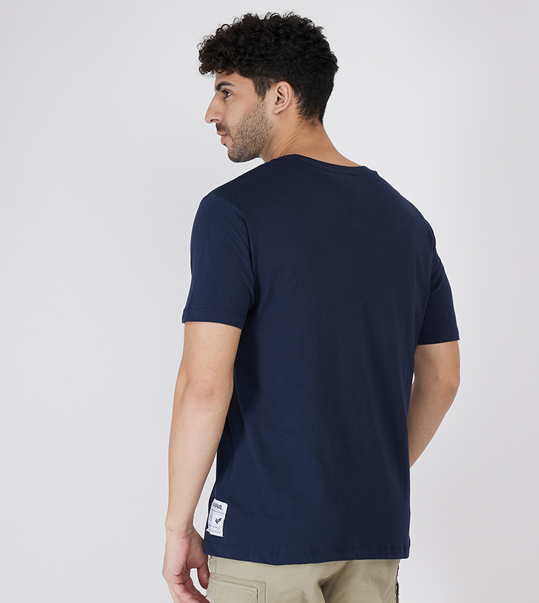 Logo Printed Crew Neck T-Shirt