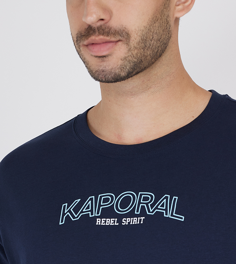 Logo Printed Crew Neck T-Shirt