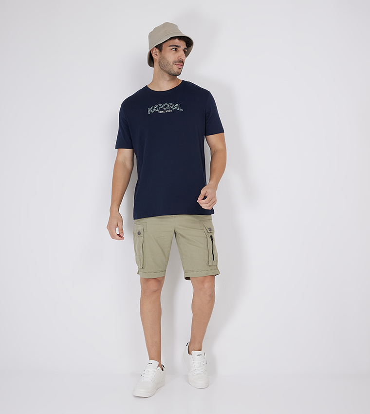 Logo Printed Crew Neck T-Shirt