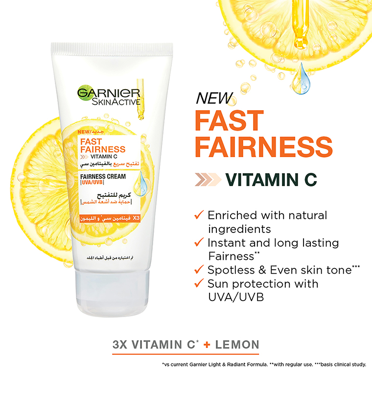 Skinactive Fast Fairness Day Cream with 3x Vitamin C and Lemon 50ml