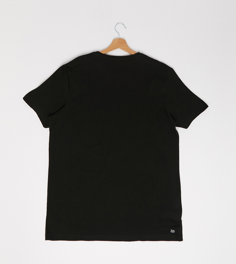 Buy Lacoste Tee Shirt Black In Black 6thStreet UAE