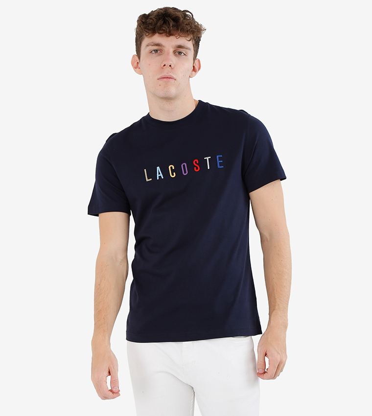 Buy Lacoste T Shirt Blue In Blue 6thStreet Kuwait