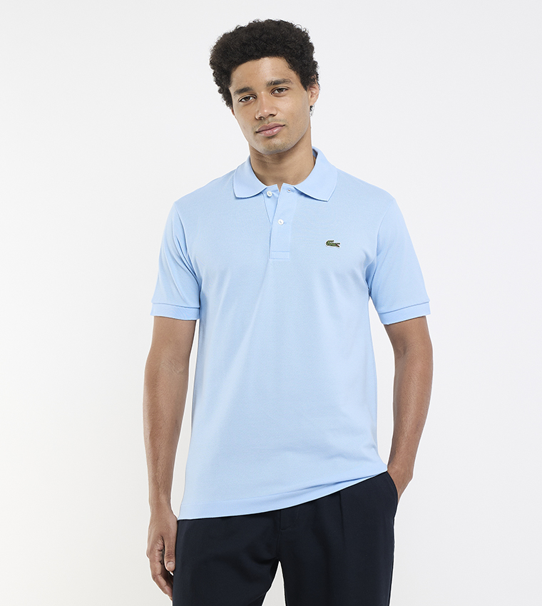 Logo Detail Petit Piqué Cotton Polo T-Shirt