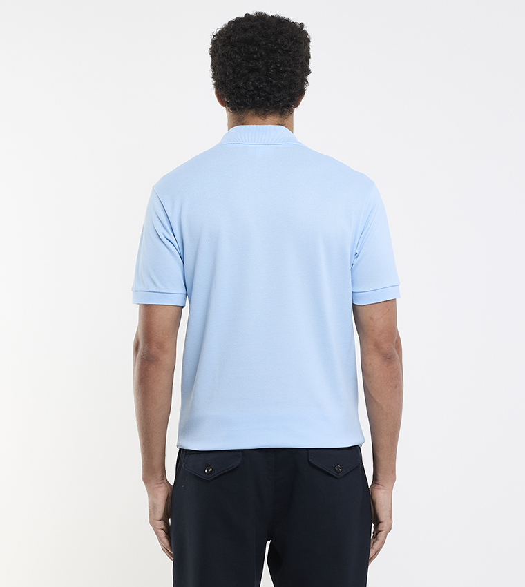 Logo Detail Petit Piqué Cotton Polo T-Shirt