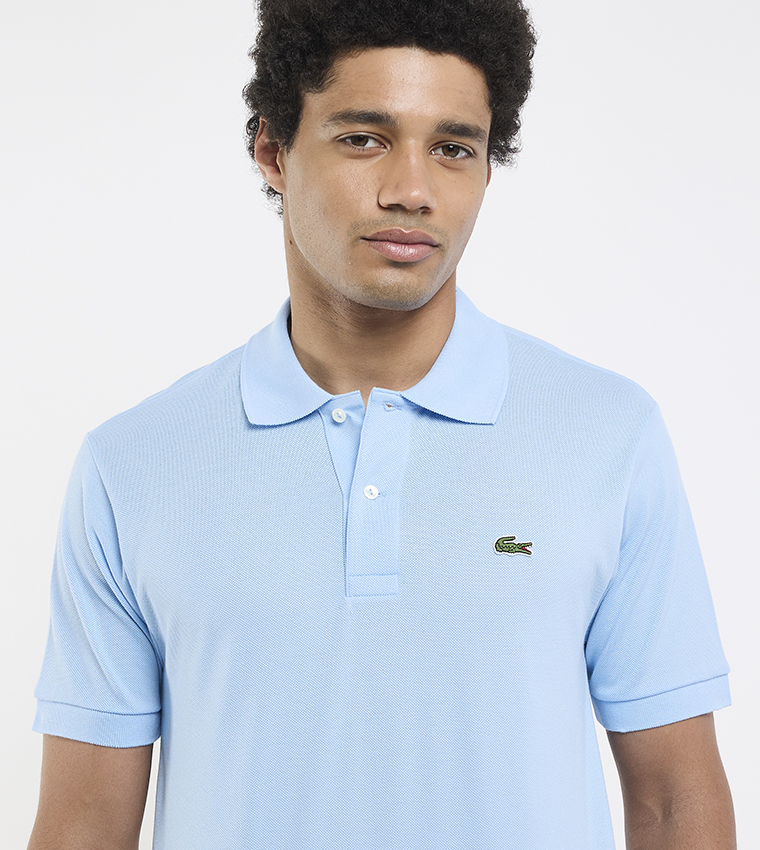Logo Detail Petit Piqué Cotton Polo T-Shirt