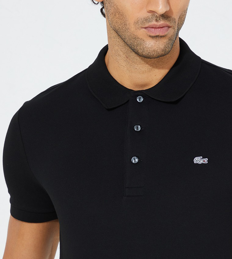 Logo Detail Short Sleeves Polo T-Shirt