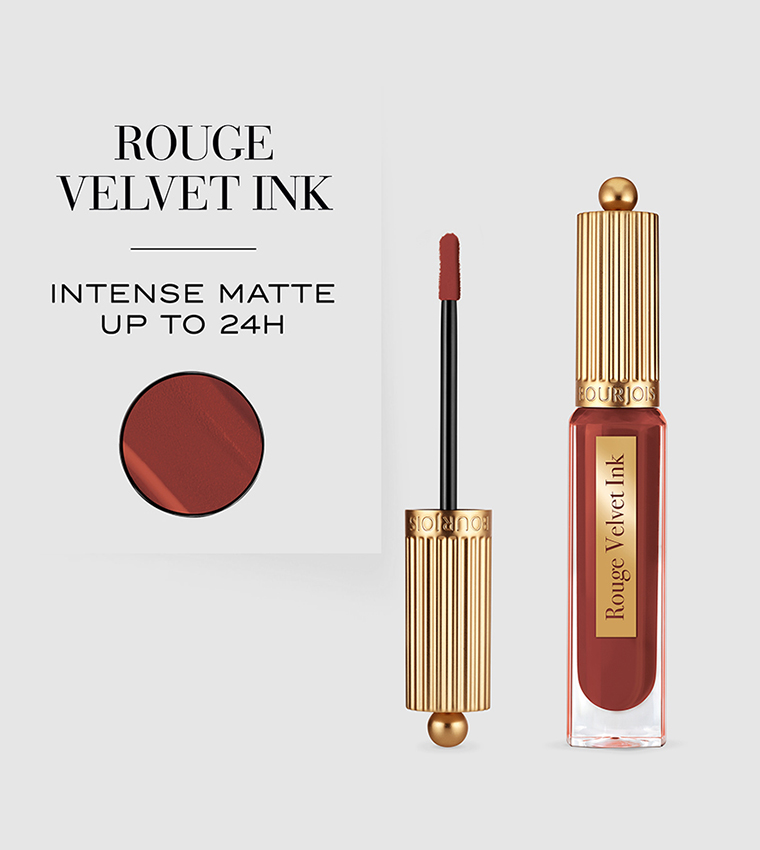 Bourjois Rouge Velvet Ink Liquid Matte Lipstick 26 Haute Chocolate, 3.5ml - 0.1 fl oz