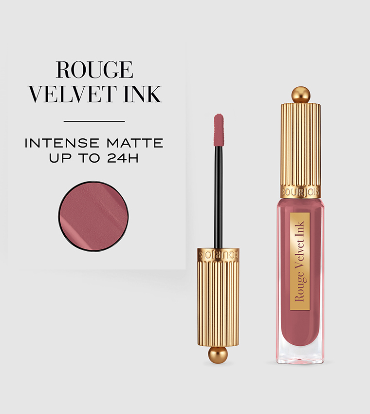 Bourjois Rouge Velvet Ink Liquid Matte Lipstick 24 Cup of Rose, 3.5ml - 0.1 fl oz
