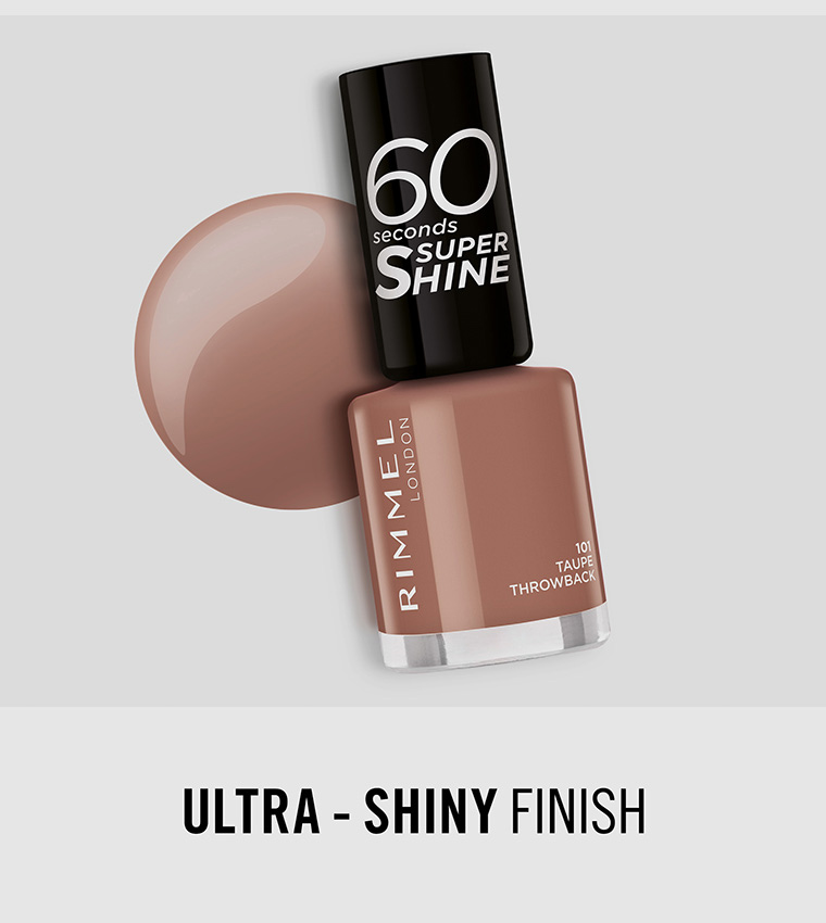 Buy Rimmel London 60 Seconds Super Shine Nail Polish 8 Ml In Brown | 6thStreet UAE Buy Rimmel London 60 Seconds Super Shine Nail Polish 8 Ml In Brown | 6thStreet UAE