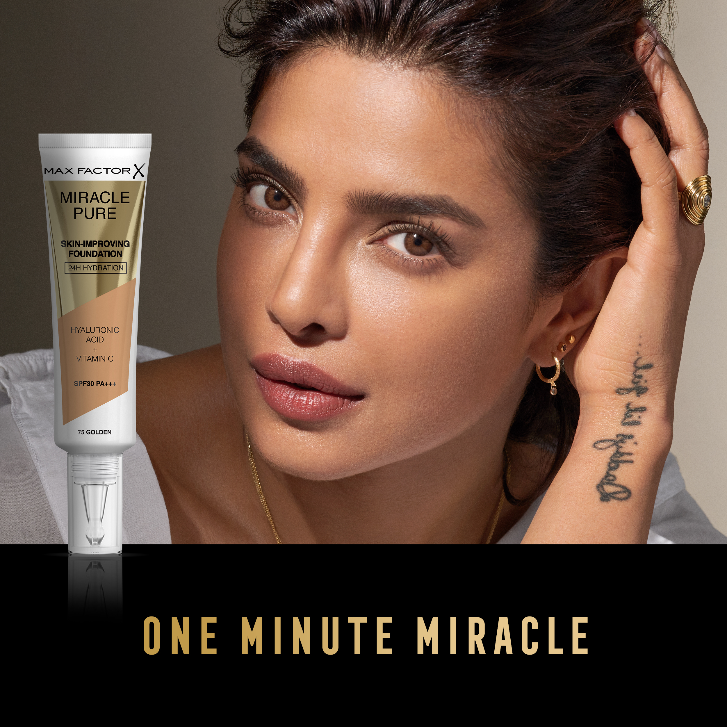 Miracle Pure Skin Improving Foundation - 75 Golden 30 ml