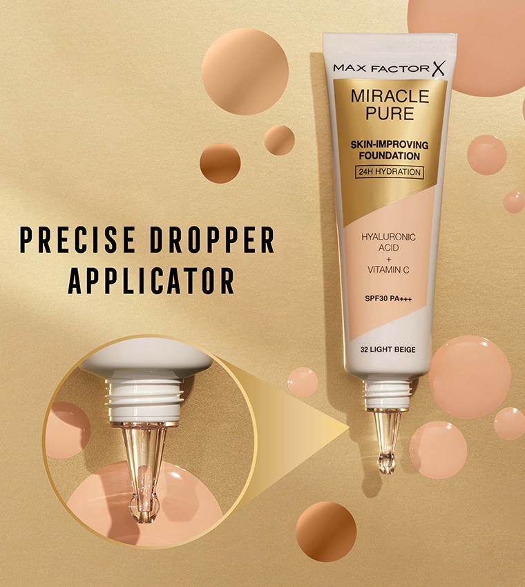 Miracle Liquid Foundation-80-Bronze, 30ml