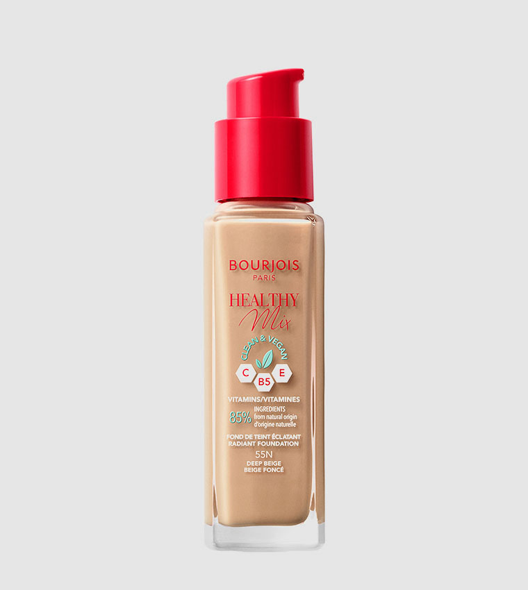 Healthy Mix Clean Foundation - 55N - Deep Beige, 30ml 