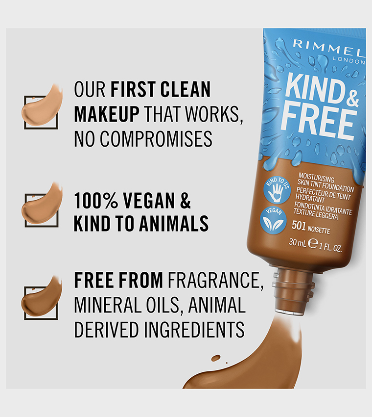 كريم أساس كايند آند فري تينت - 501 - نوزيت 30مل