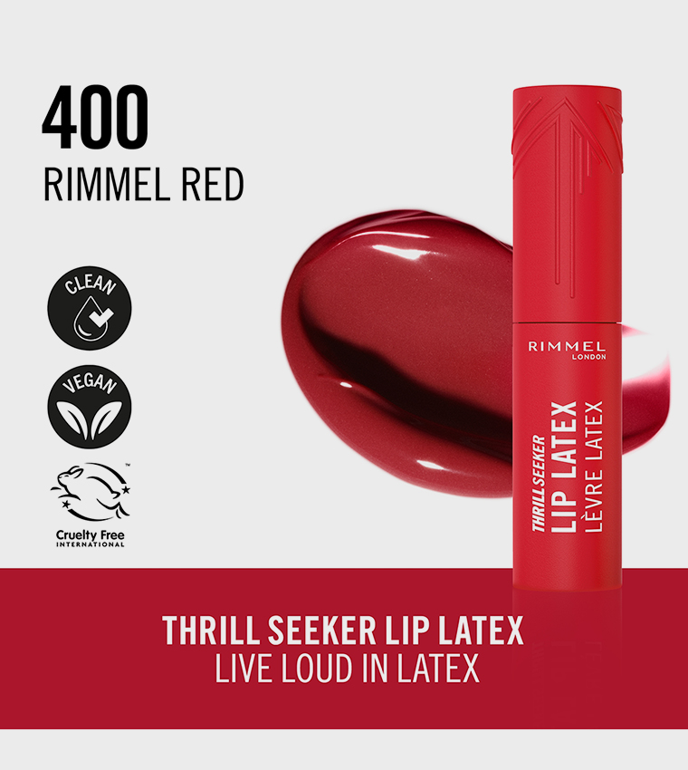 Thrill Seeker Lip Latex - 400 - Red, 6ml