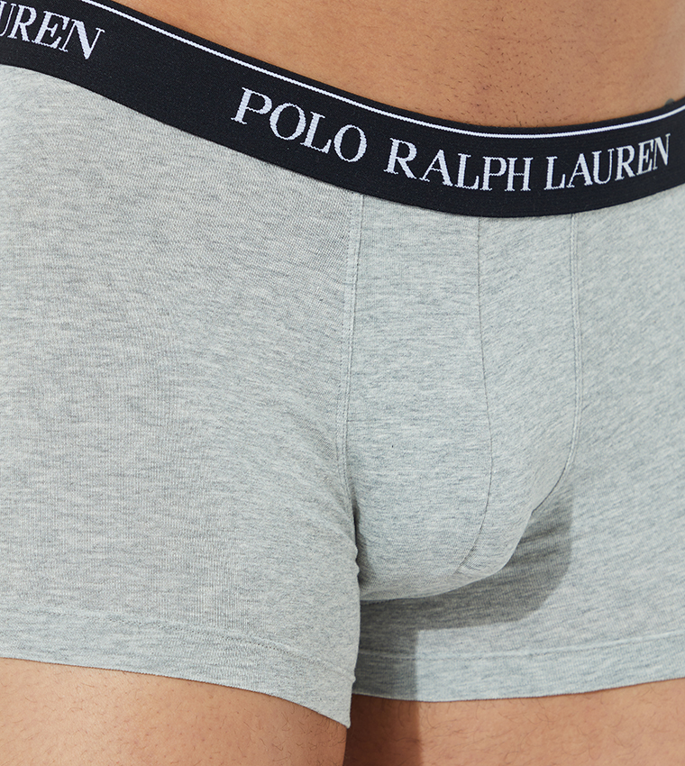 Pack of 3 Logo Waistband Trunks