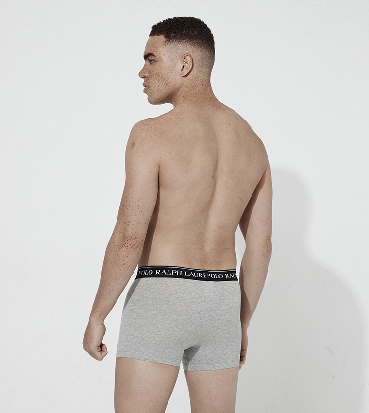 Pack of 3 Logo Waistband Trunks